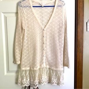 Women blouse tunic soft peach ladies clothes elegant tops lightweight Easter